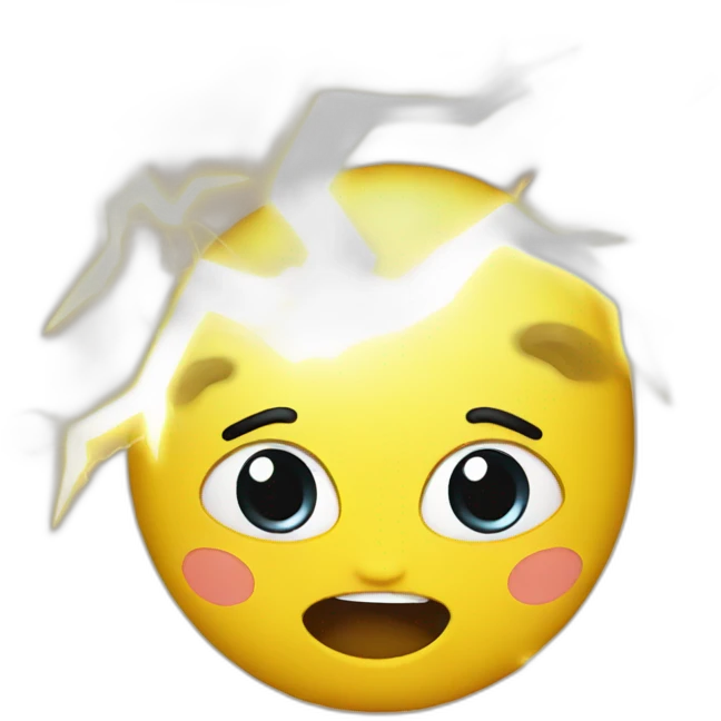 lightning emoji