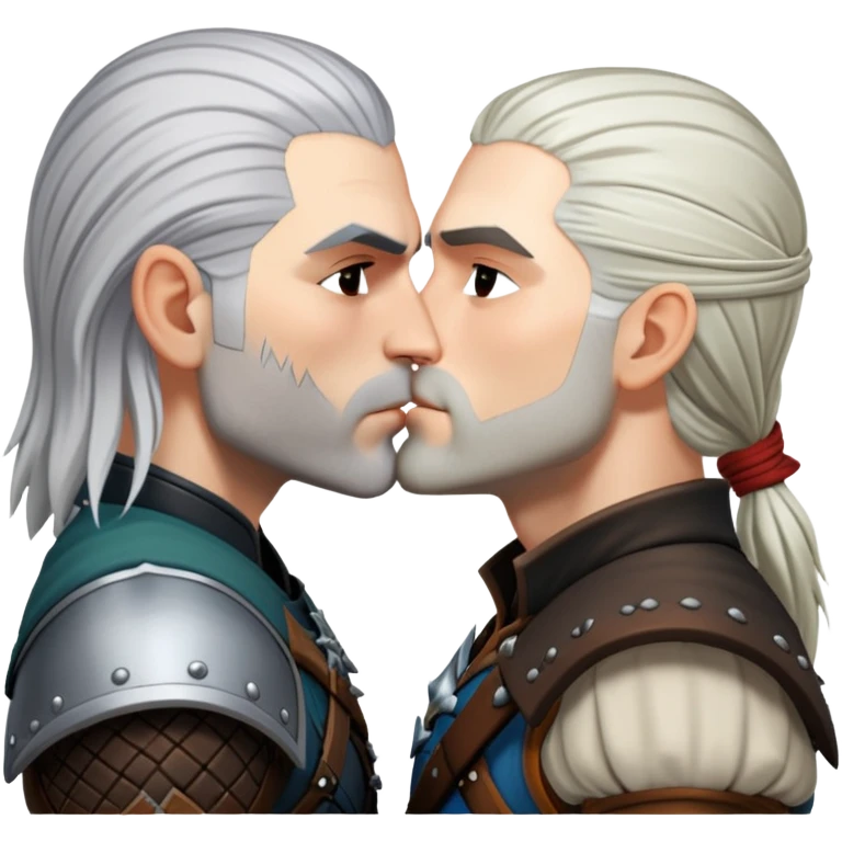 Geral and leto kisses emoji