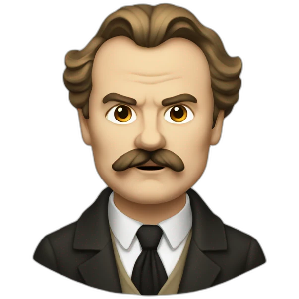 Nietzsche sérieux emoji
