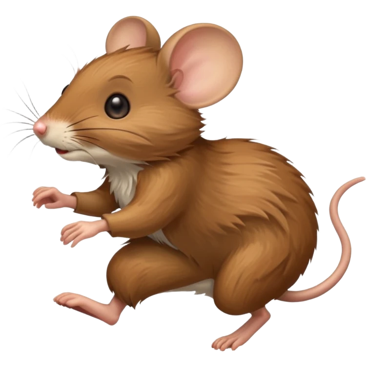 field mouse running emoji