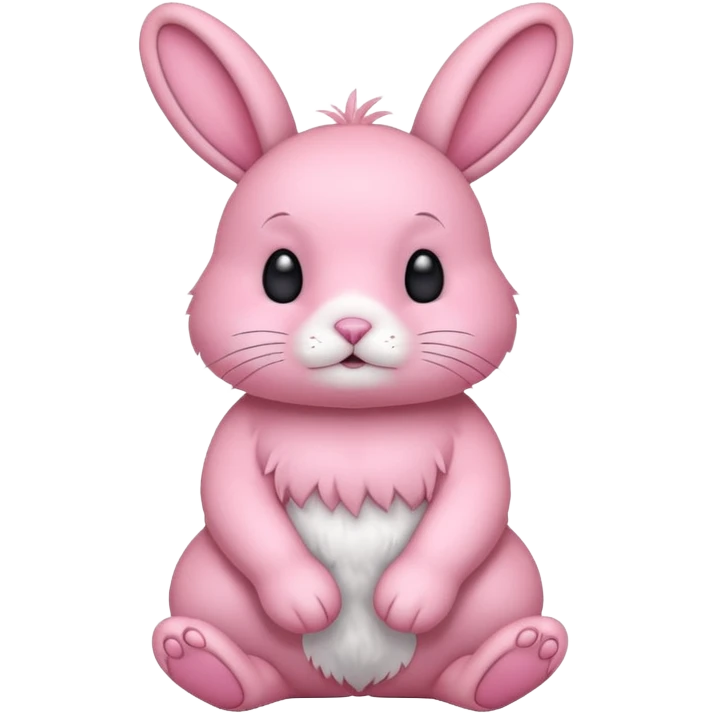 Pink rabbit emoji