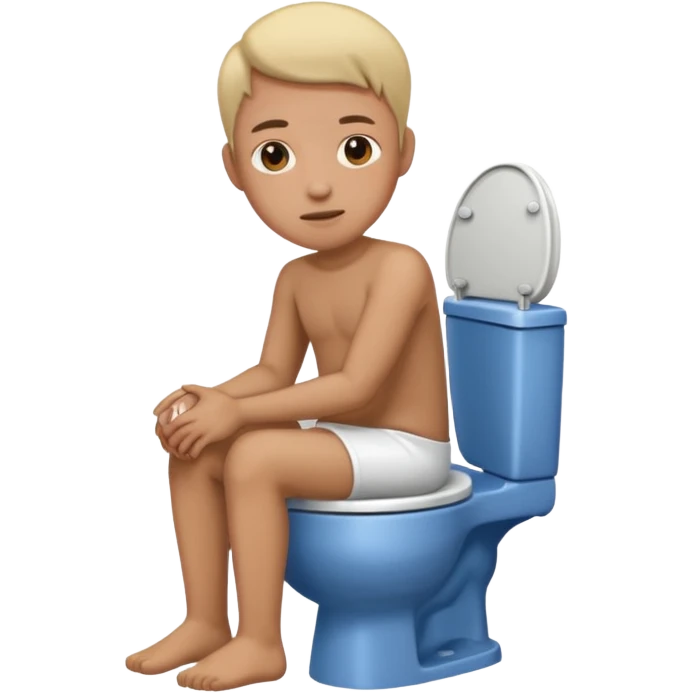 Me sitting on the toilet emoji