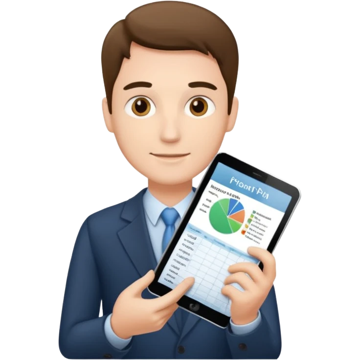 customized investment plan with man emoji