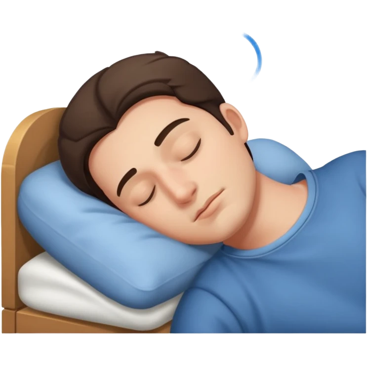 Man sleeping emoji
