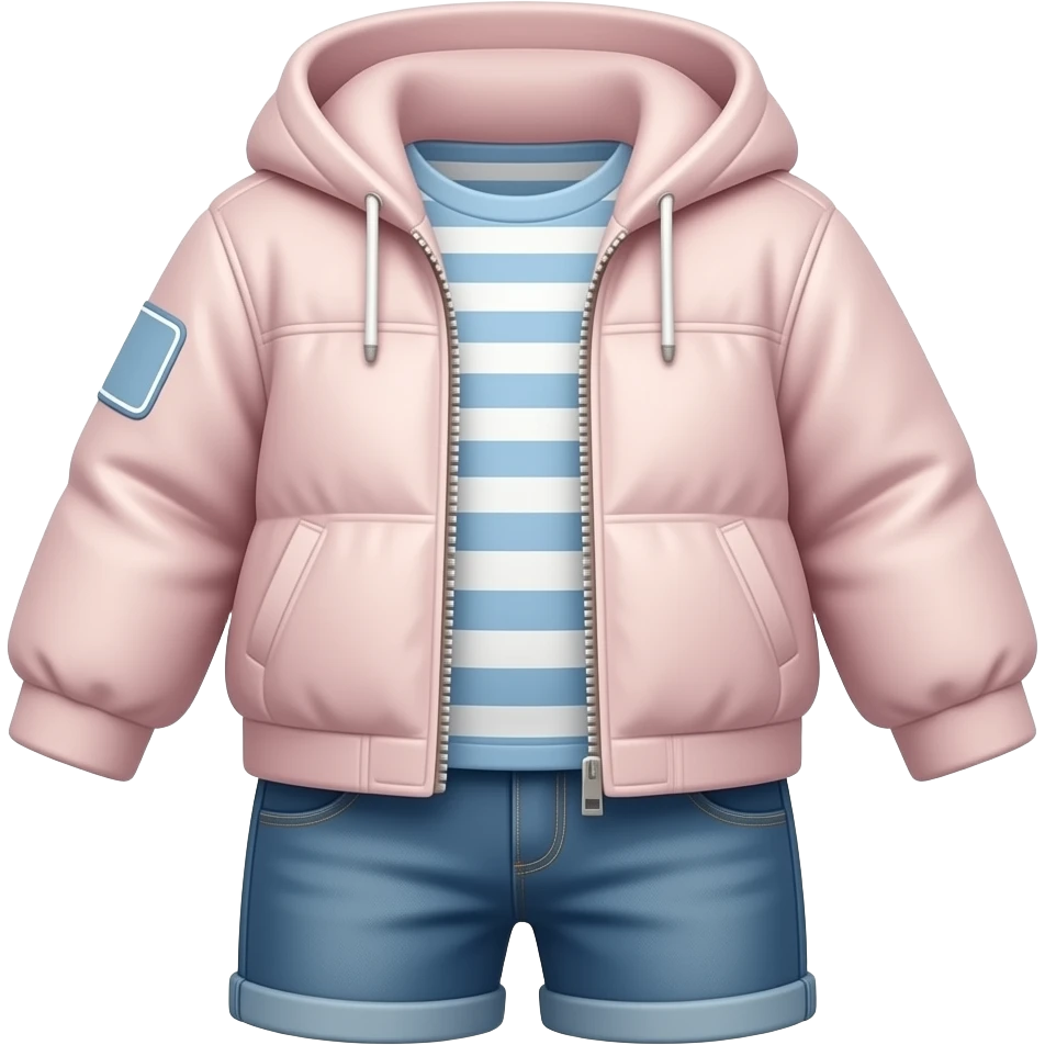 Cute realistic clothing emoji