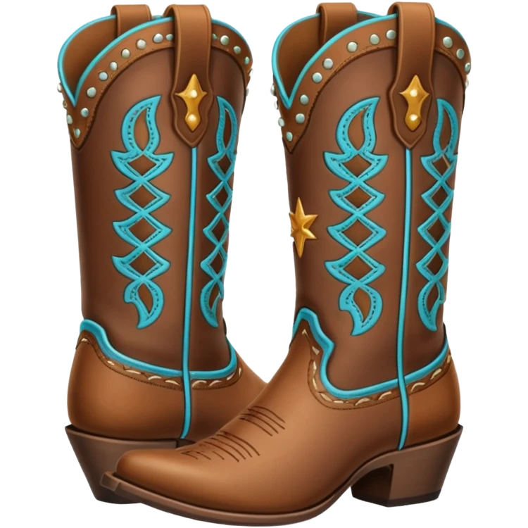cowgirl boots cute emoji