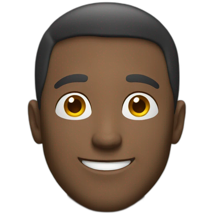 happy man head emoji
