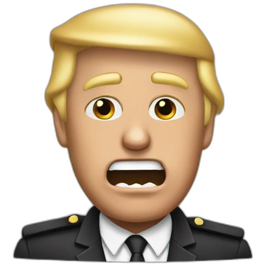 trump-getting-arrested emoji