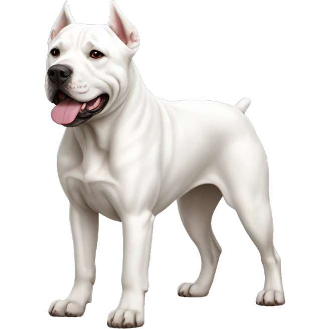 Dogo Argentino Dog Breed Full Body emoji