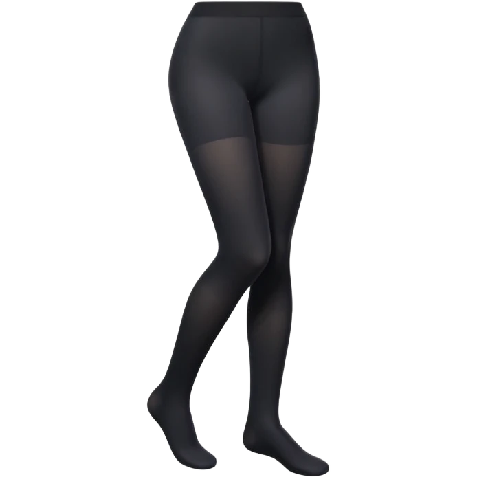 plain isolated black tights emoji