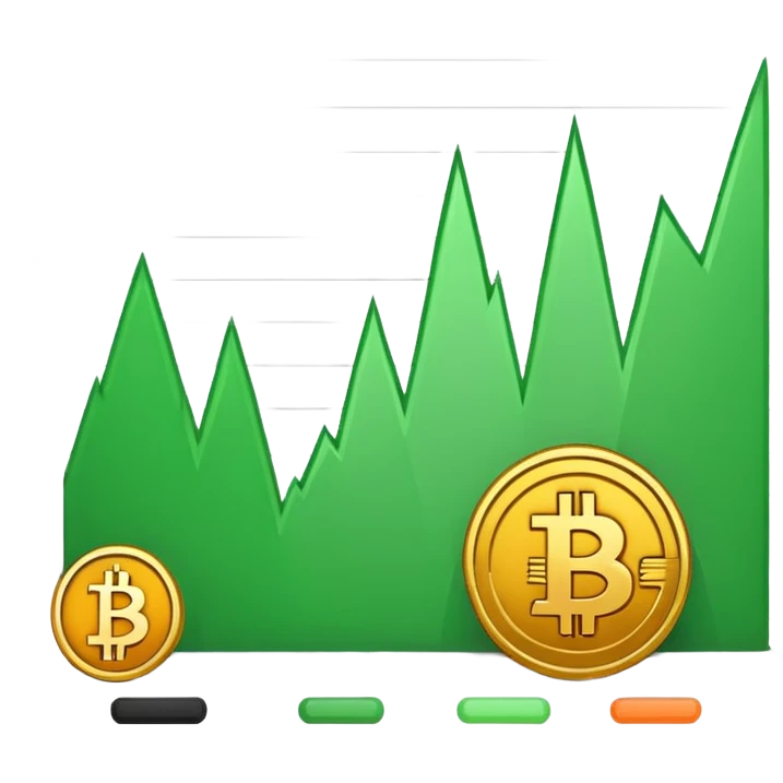 Mach mir einen emoji mit einer trading chart kerze von bitcoin z.b emoji