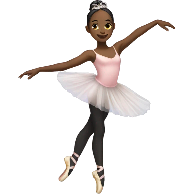 black ballerina emoji