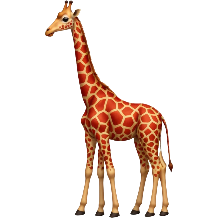 red giraffe emoji