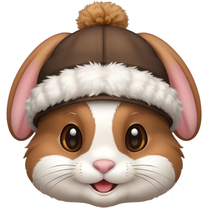 Bunny wear a hat emoji