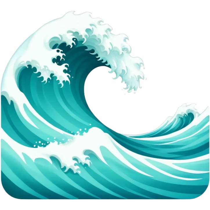 ocean wave emoji