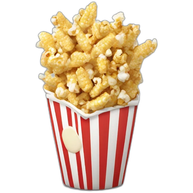 Donald trup eat pop corn emoji