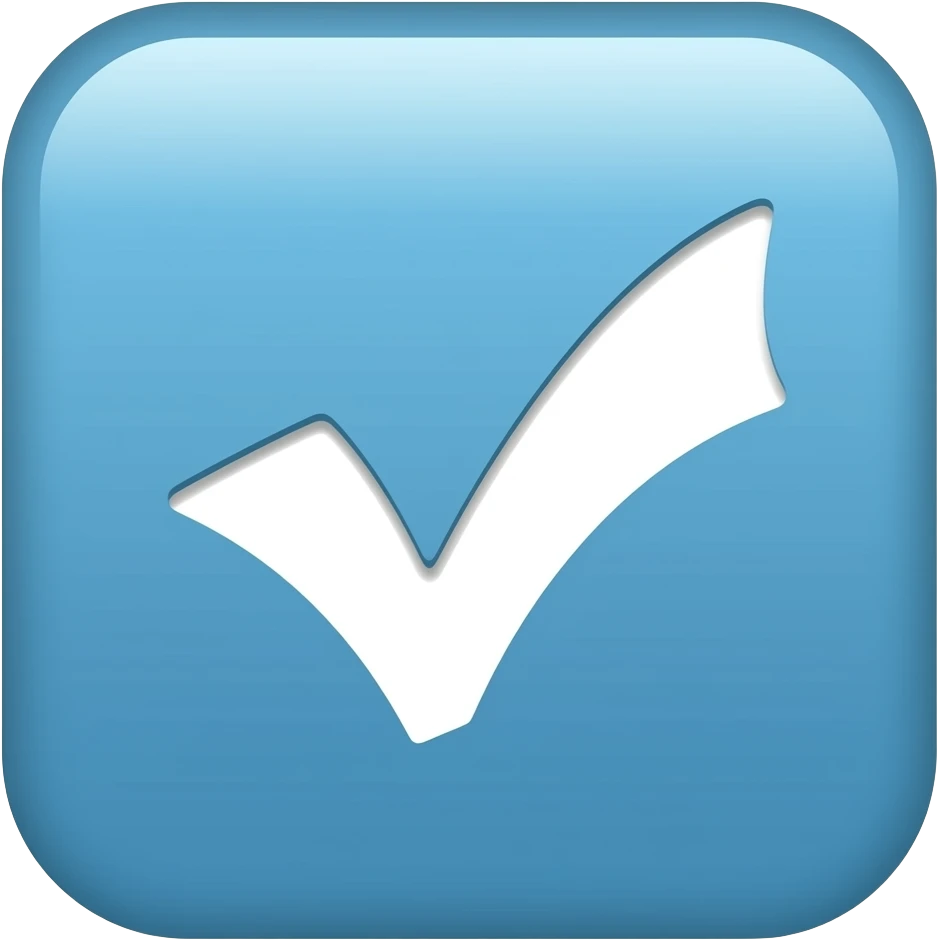Roblox verified checkmark that’s blue emoji