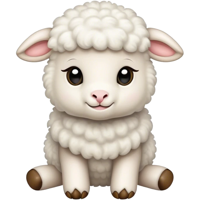 Baby lamb emoji