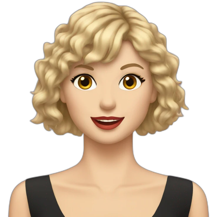 Taylor swift saying hi emoji