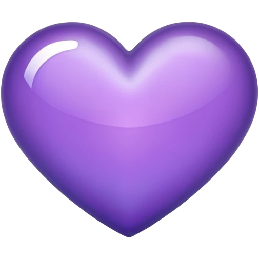 Bluish Purple Heart  emoji