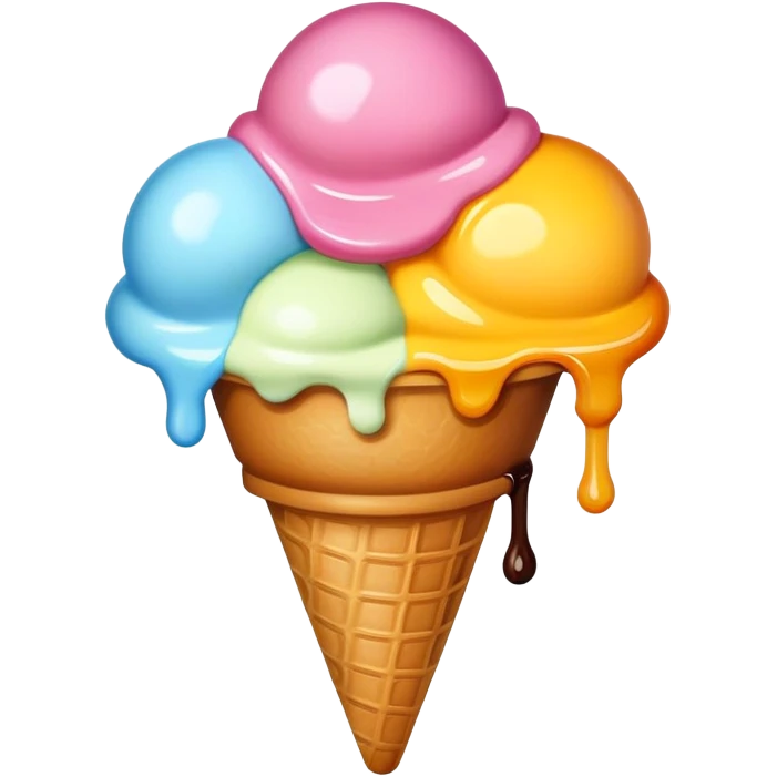 Ice cream emoji