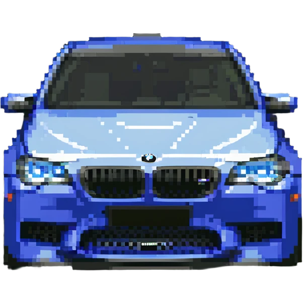 BMW M5 performance sedan emoji