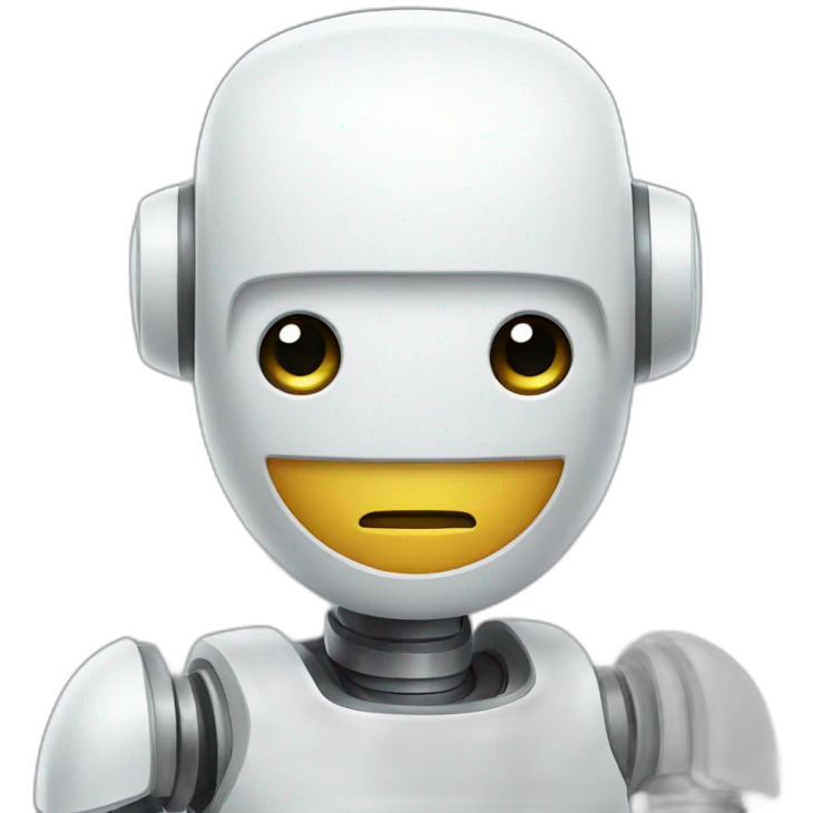 White robot emoji