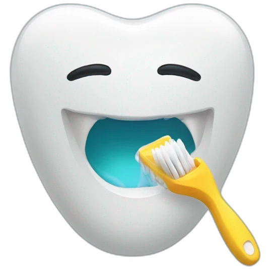 brush teeth emoji