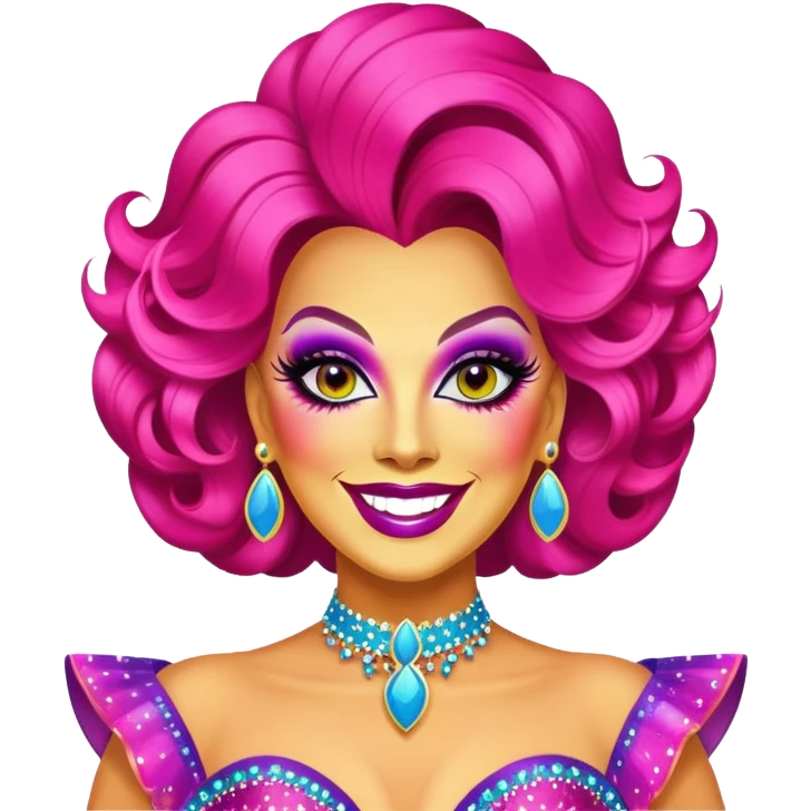Drag queen emoji