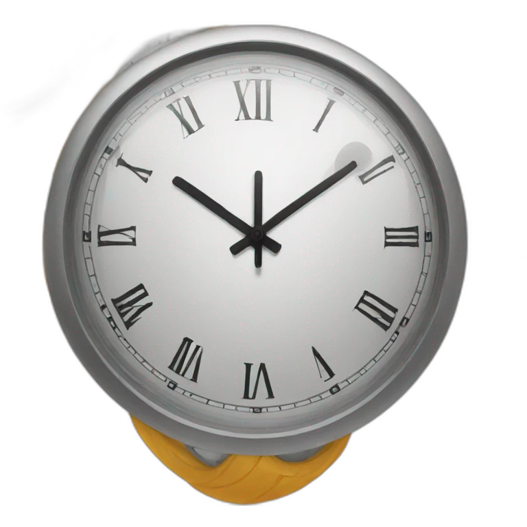 clock bubble emoji