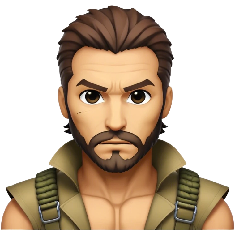 Venom snake from metal gear solid phantom pain emoji