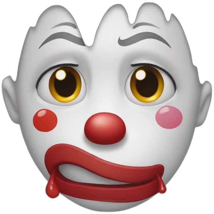 clown and cry emoji