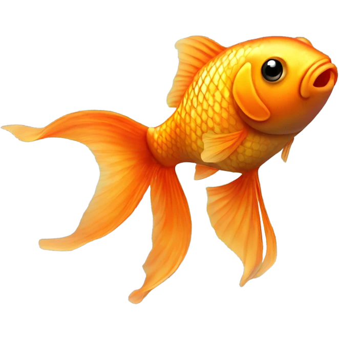goldfish with legs wearing fishnets emoji