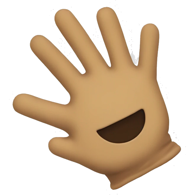 Guante emoji
