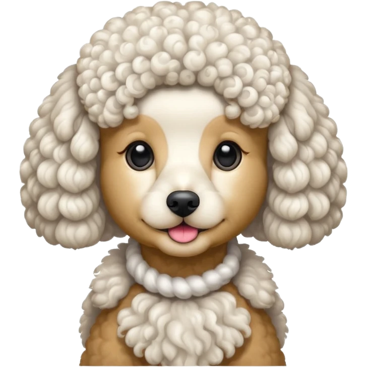 poodle blanco  emoji