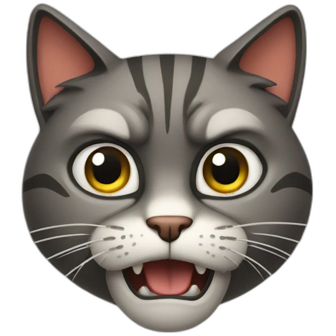 Angry cat emoji