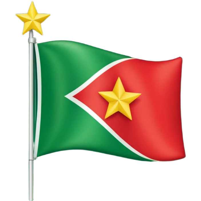 Fait le drapeau du suriname emoji