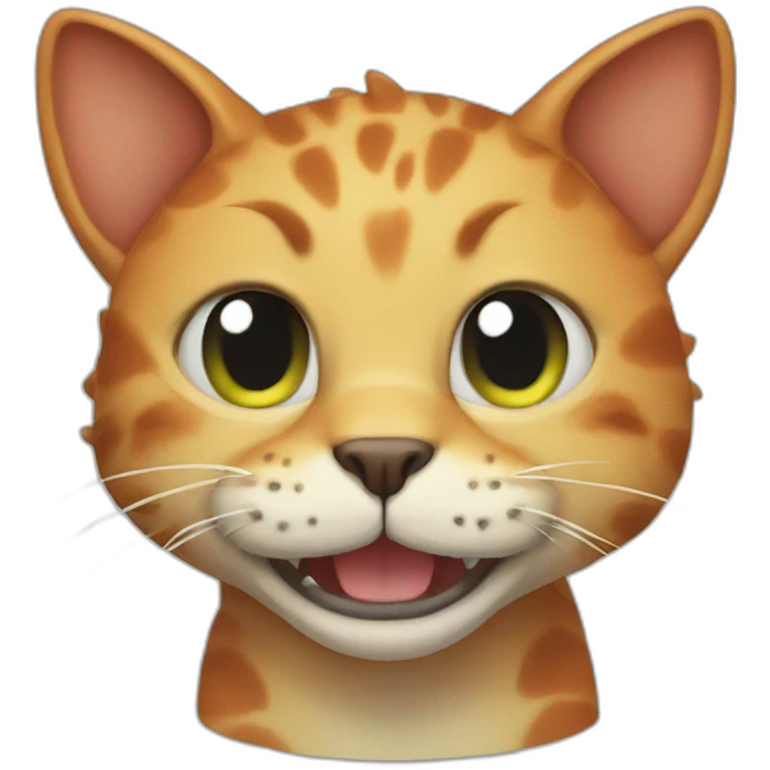 dinosaur cat emoji