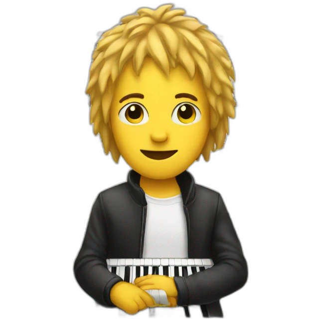 Keyboarder in a Band emoji