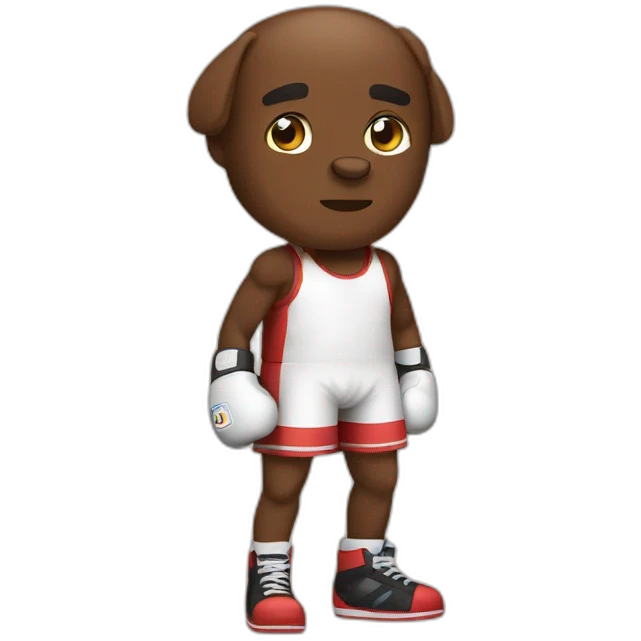 Boxer brun emoji