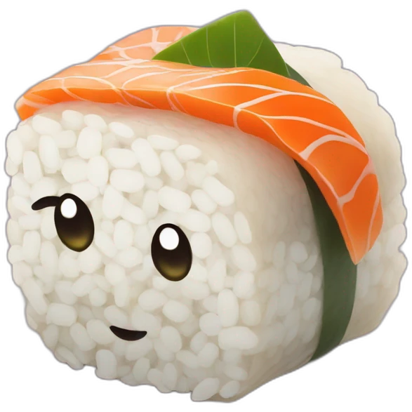 sushi with money emoji