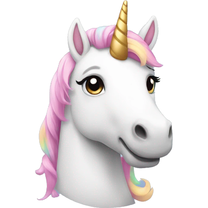 cute little unicorn emoji