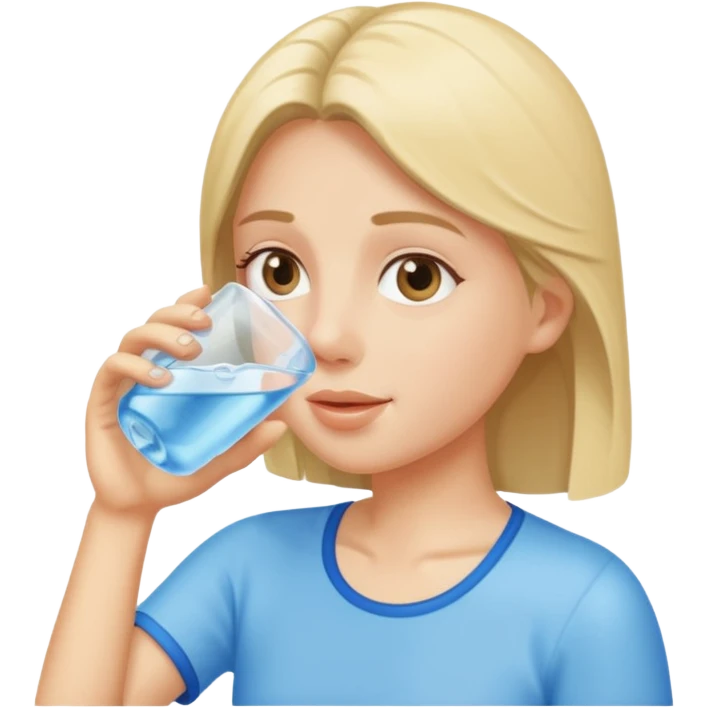 drinking water emoji
