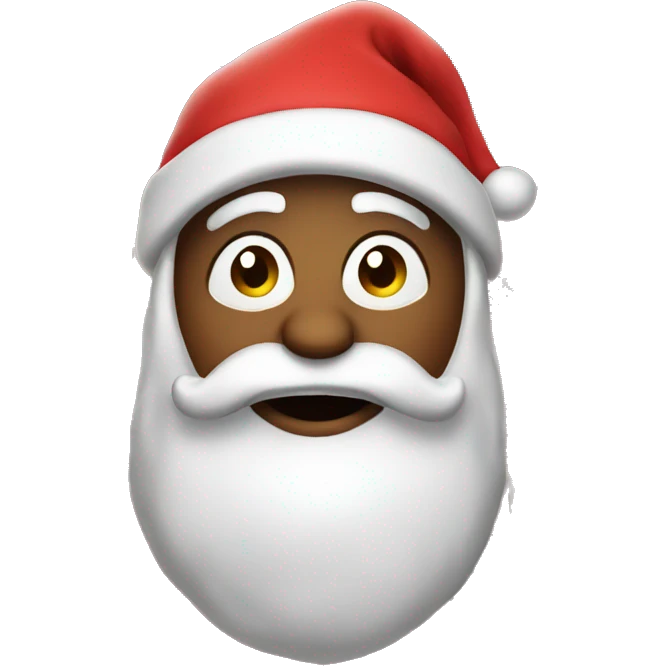 Santa Claus with Christmas lights  emoji