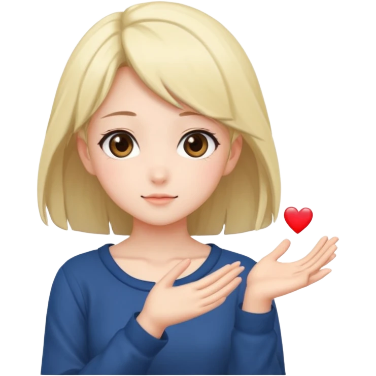 shoujo cute anime romance girl  emoji