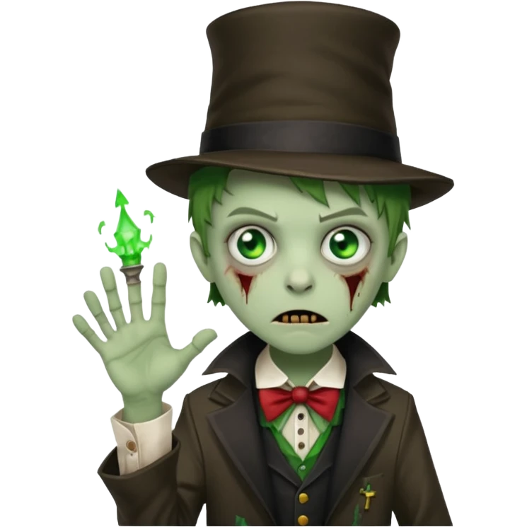 Child magician Zombie emoji