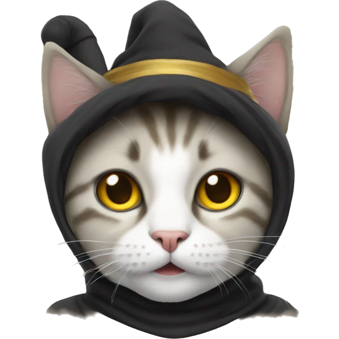Cat in costume emoji