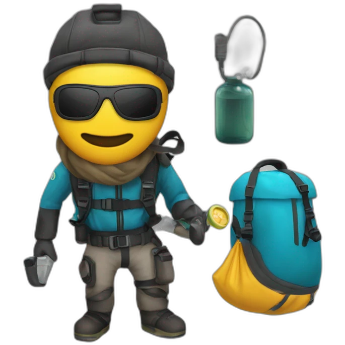 Funny choiceFunny choice scuba hobo tech emoji