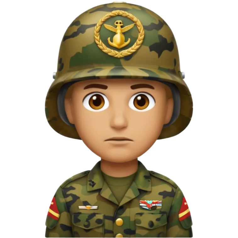 crie emojis de um militar do corpo de fuzileiros navais emoji