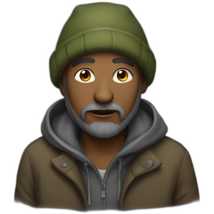 Homeless emoji